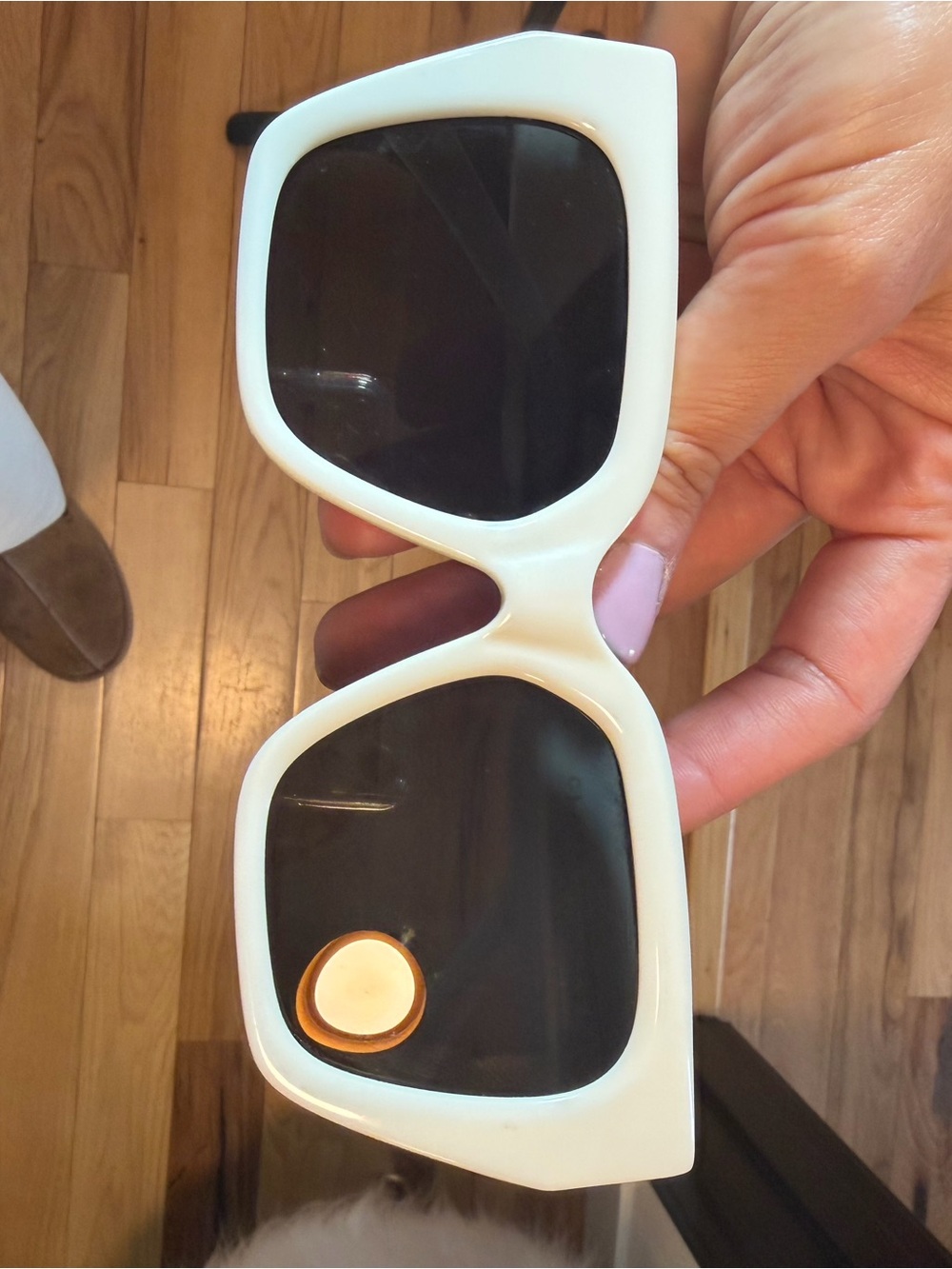 Clare V.  Sunglasses Gold Logo